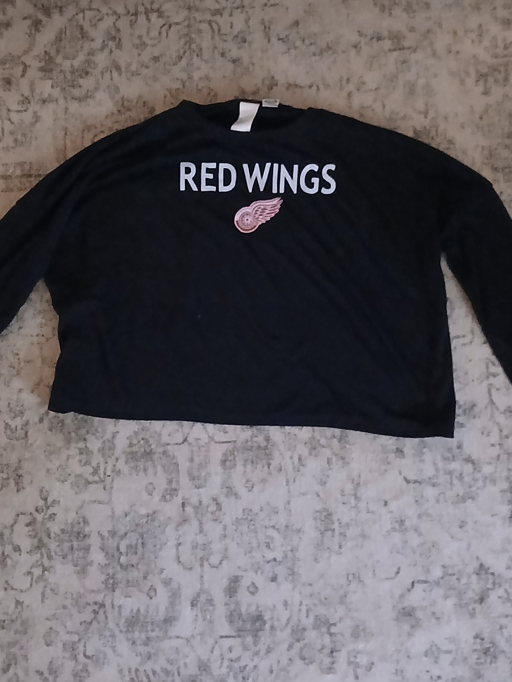 Black Detroit Red Wings NHL Women's Pajamas (Size M) (NWT)